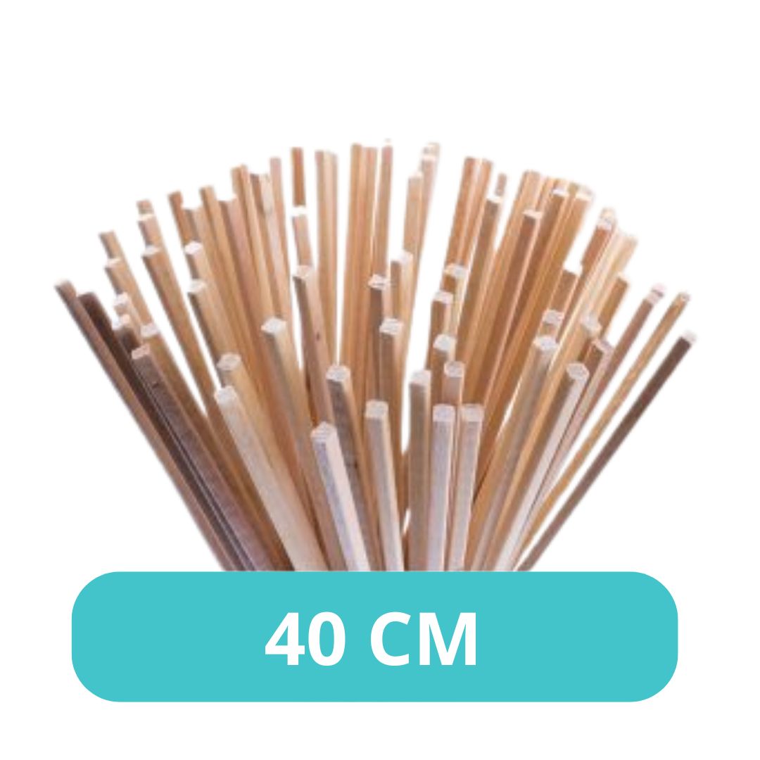 Bastoncini per zucchero filato da 40cm - 500 pezzi