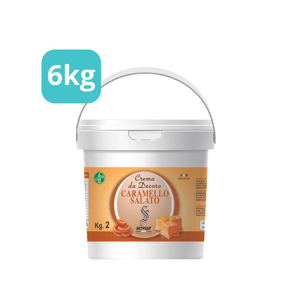 Crema spalmabile gusto Caramello Salto & Crumble di caramello da 6kg ( Gluten Free )