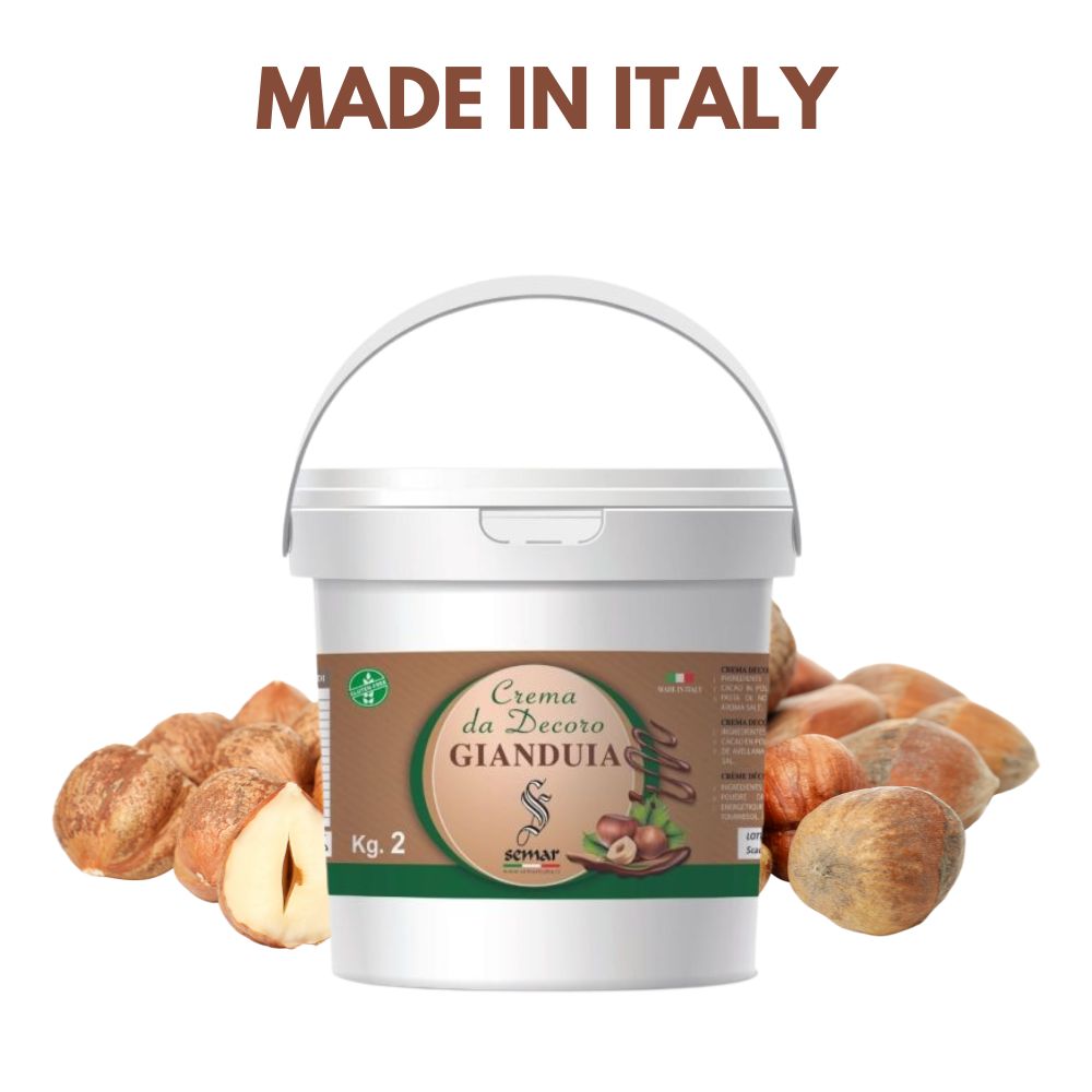 Crema spalmabile alla Gianduia da 6kg ( Gluten free )