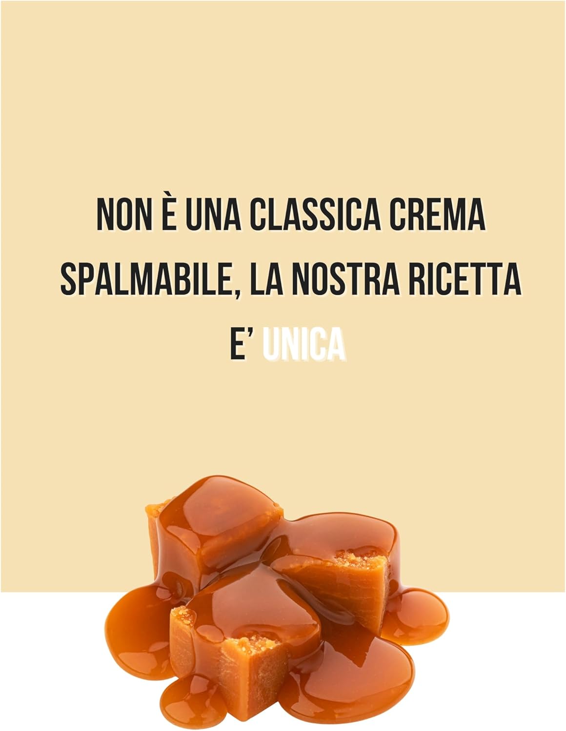 Crema spalmabile gusto Caramello Salto & Crumble di caramello da 1 kg ( Gluten Free )