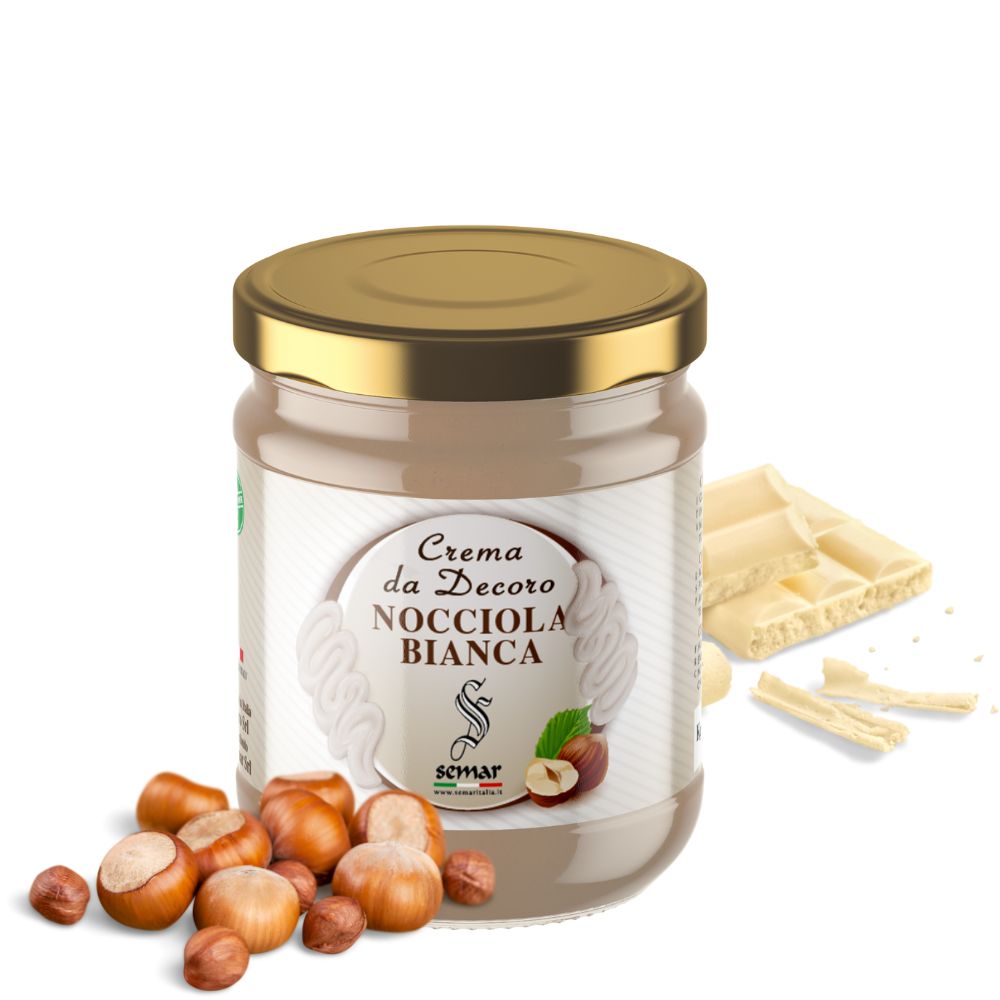 Crema spalmabile alla Nocciola Bianca da 200gr ( GlutenFree )