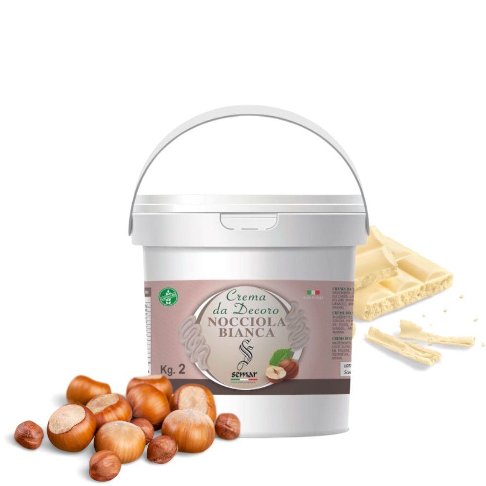 Crema spalmabile Nocciola Bianca da 6 kg ( Gluten Free )